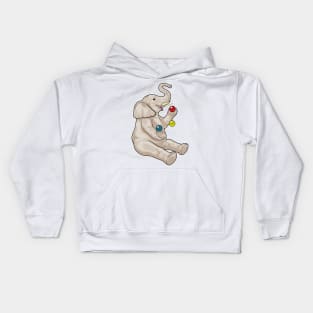 Elephant Juggler Juggle Kids Hoodie